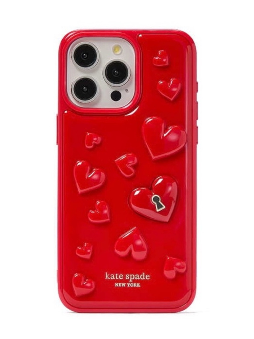 KATE SPADE “Key To My Heart” hardshell phone case for IPhone 15 Pro Max❤️❤️